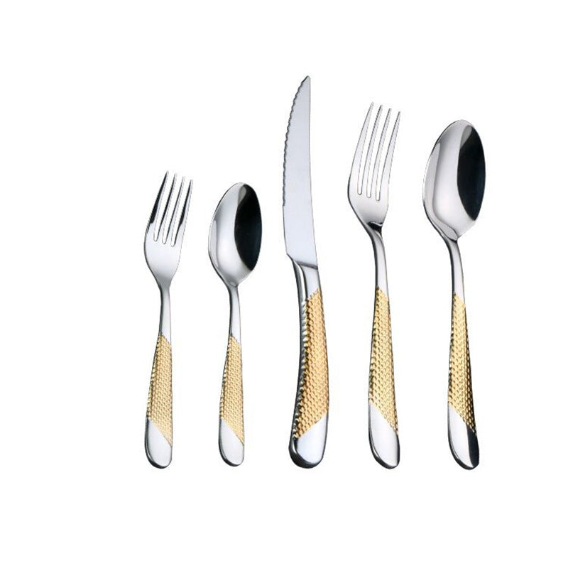 Diagonal Texture Cutlery Set – product image 7