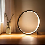 Round Dimmable USB LED Table Lamp, 25 cm