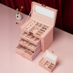 Jewelry Box Organiser Large Storage Case Drawers