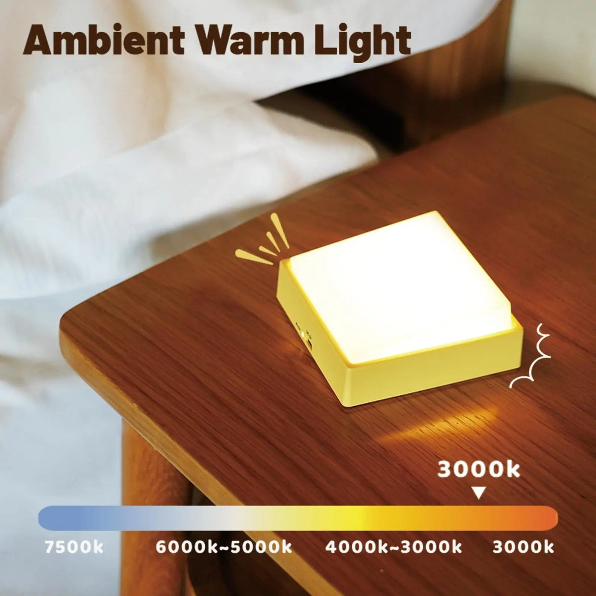 Dimmable USB Rechargeable Magnetic Night Light