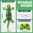 Kids Toy Remote Control Lizard Wall Climbing Action Design
