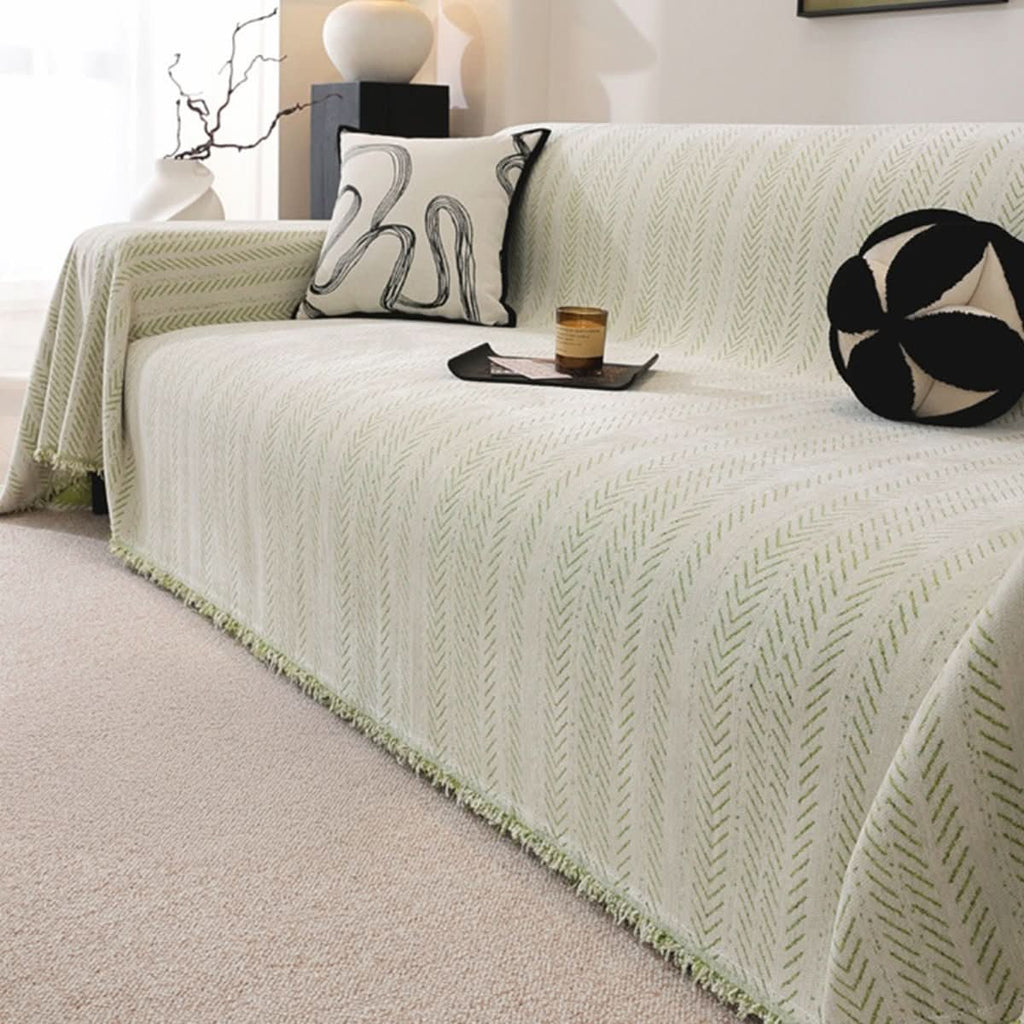 Washable Chenille Sofa Throw Cover, Scratch-Resistant Furniture Protector — product view 2