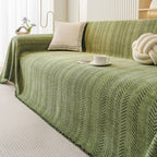 Washable Chenille Sofa Throw Cover, Scratch-Resistant Furniture Protector — product view 3