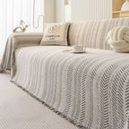 Washable Chenille Sofa Throw Cover, Scratch-Resistant Furniture Protector — product view 5