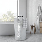 Laundry Hamper Large Foldable Waterproof Fabric Basket