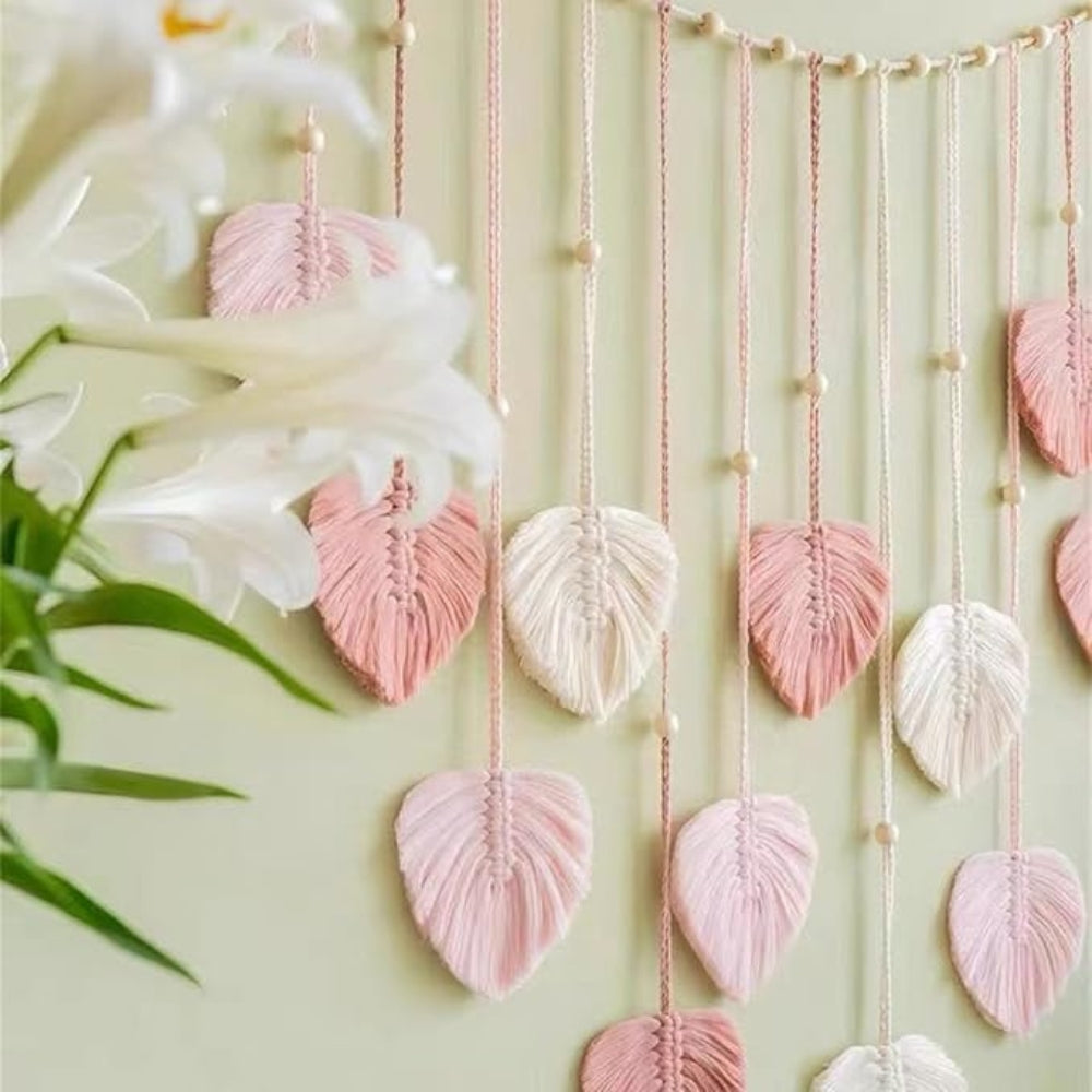 Macramé Leaf Wall Hanging – image 6