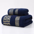 Cotton Hand and Bath Towel Set – 2 Pieces – image 10