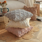 Textured Velvet Geometric Cushion Cover – image 4