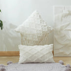 Textured Velvet Geometric Cushion Cover – image 11