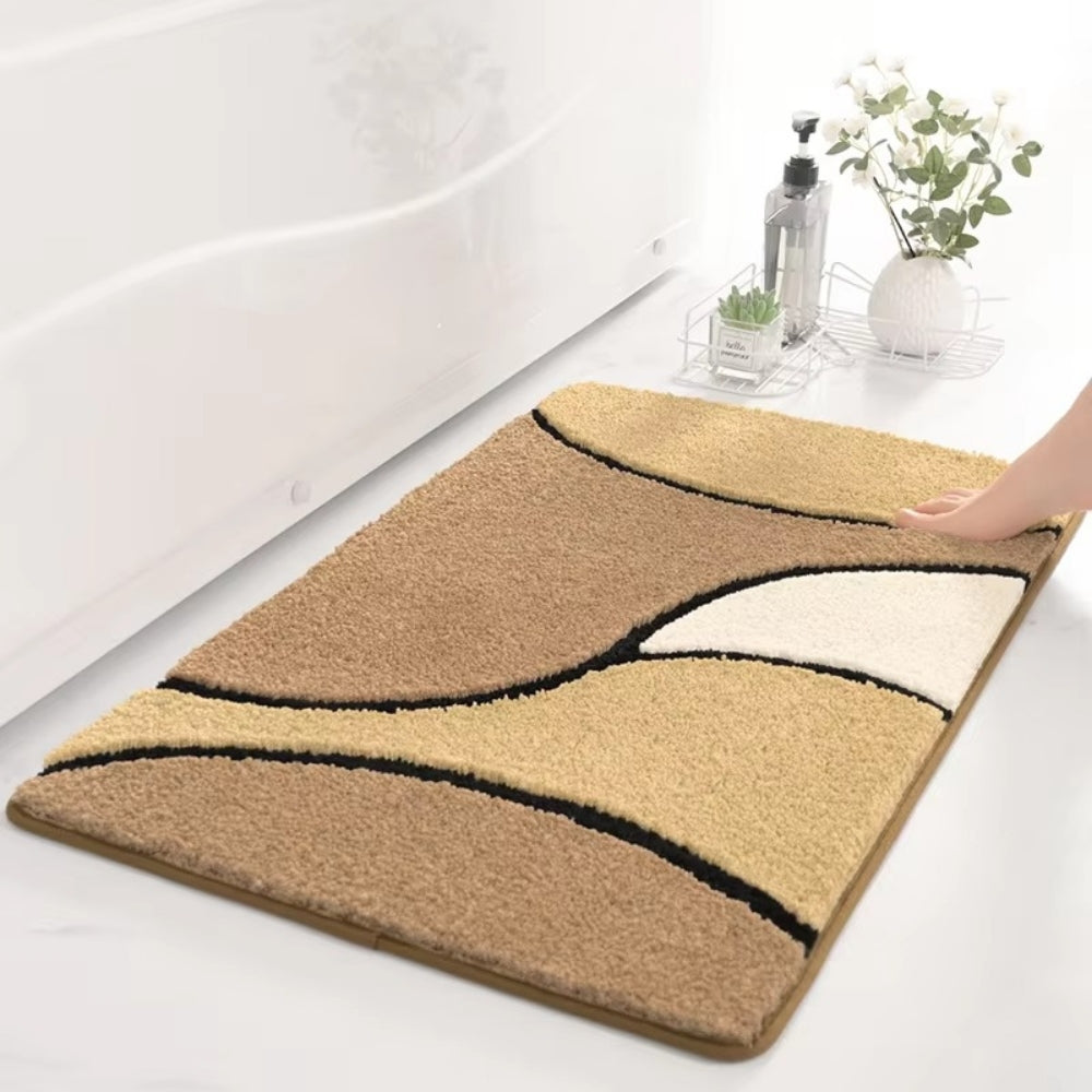 Wave Pattern Microfibre Bath Mat – image 2