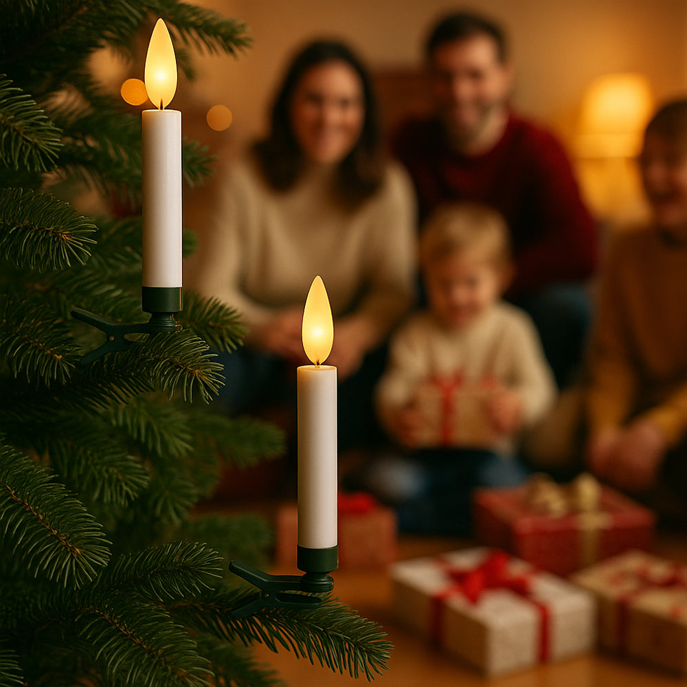 Wireless LED Christmas Tree Candles with Remote, 10–30 Pieces - product view 3