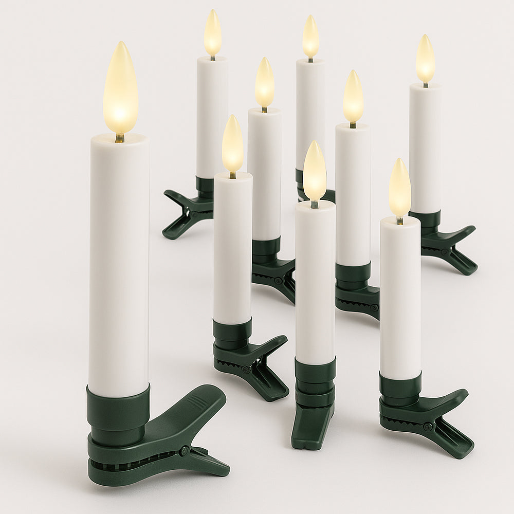 Wireless LED Christmas Tree Candles with Remote, 10–30 Pieces - product view 4