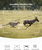 24MP Wildlife Trail Camera with 1080p Night Vision — product view 4