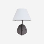 Brass Wall Sconce with Fabric Shade, Single or Double Light - view 34