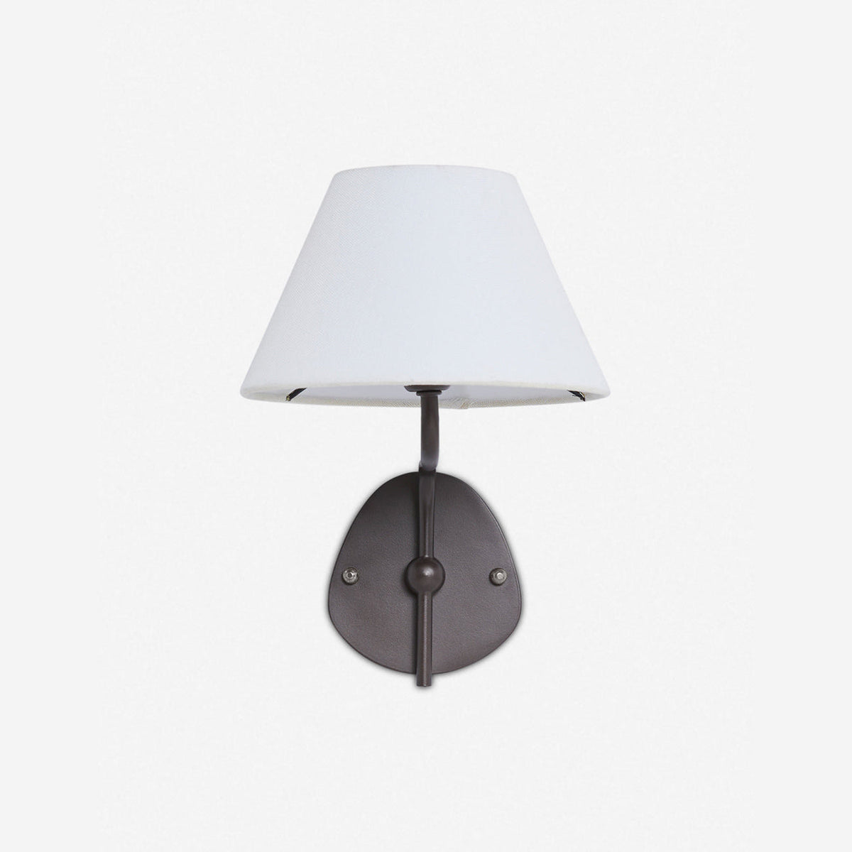Brass Wall Sconce with Fabric Shade, Single or Double Light - view 34