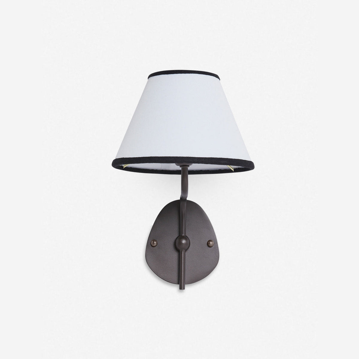 Brass Wall Sconce with Fabric Shade, Single or Double Light - view 35