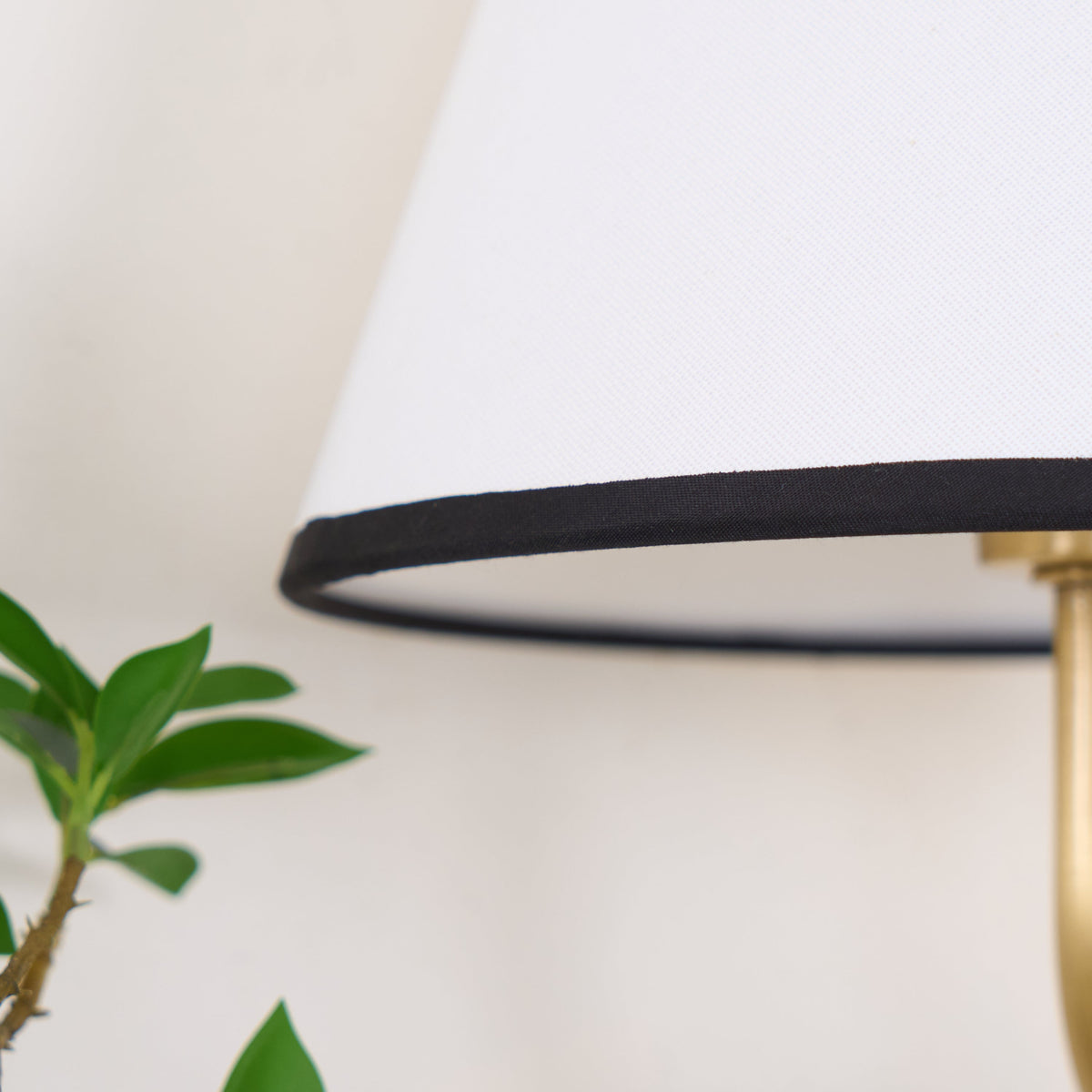 Brass Wall Sconce with Fabric Shade, Single or Double Light - view 18