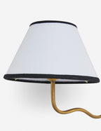 Brass Wall Sconce with Fabric Shade, Single or Double Light - view 43