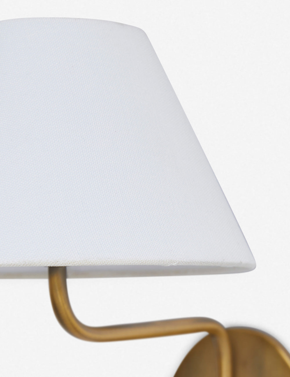 Brass Wall Sconce with Fabric Shade, Single or Double Light - view 44