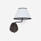 Brass Wall Sconce with Fabric Shade, Single or Double Light - view 50