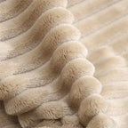 Striped Flannel Fleece Throw Blanket, Soft Machine-Washable Cover — product view 12