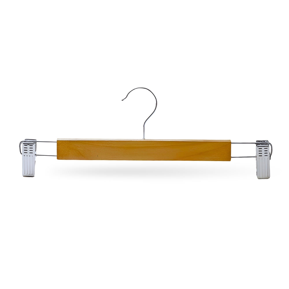 Wooden Trouser Hangers with Clips – Set of 10 – image 7