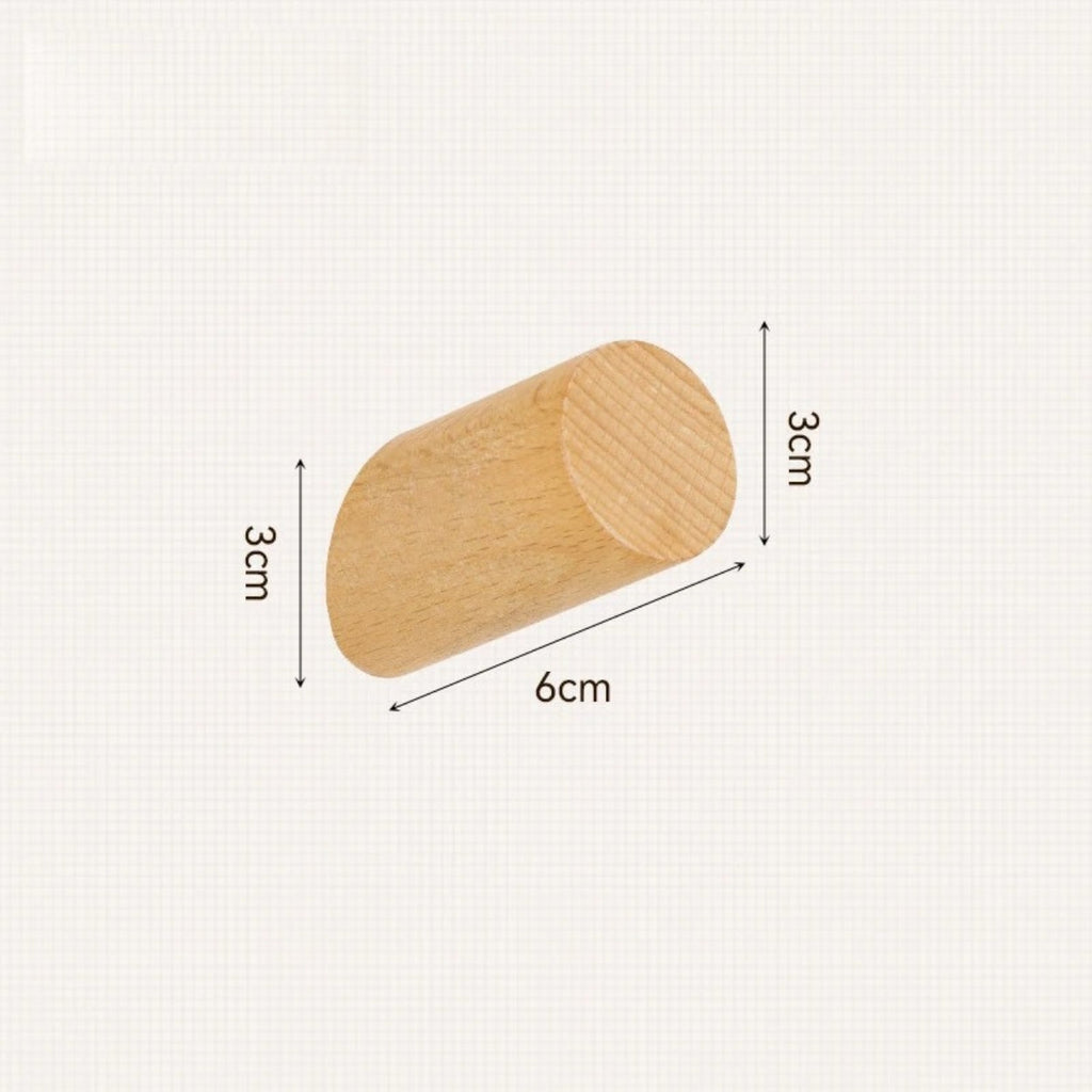 Solid Wood Wall-Mounted Peg Hook – image 2