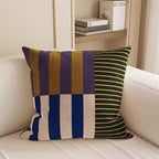 Colour Block Striped Cushion Cover – image 7