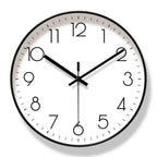 Silent Wall Clock with Bold Numerals and Glass Front - product view 9