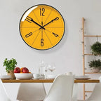 Silent Wall Clock with Bold Numerals and Glass Front - product view 4