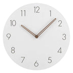 Modern Silent Wall Clock with Walnut Hands, 28.96 cm - product view 9