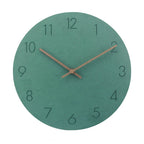Modern Silent Wall Clock with Walnut Hands, 28.96 cm - product view 5