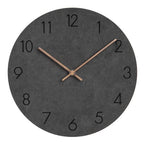Modern Silent Wall Clock with Walnut Hands, 28.96 cm - product view 6