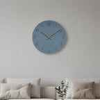 Modern Silent Wall Clock with Walnut Hands, 28.96 cm - product view 2