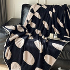 Polka Dot Fleece Blanket for Sofa and Bed - product view 3