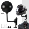 Wall-Mounted Motorcycle Helmet and Jacket Storage Rack — product view 1