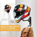 Wall-Mounted Motorcycle Helmet and Jacket Storage Rack — product view 6