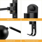 Wall-Mounted Motorcycle Helmet and Jacket Storage Rack — product view 4