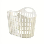 Foldable Plastic Storage Basket with Carry Handles – image 9