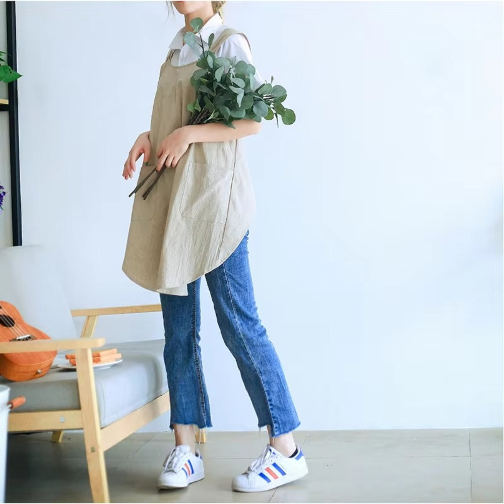 Japanese Cross-Back Apron — product view 2
