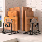 Kitchen Pot Lid and Chopping Board Storage Rack - product view 4