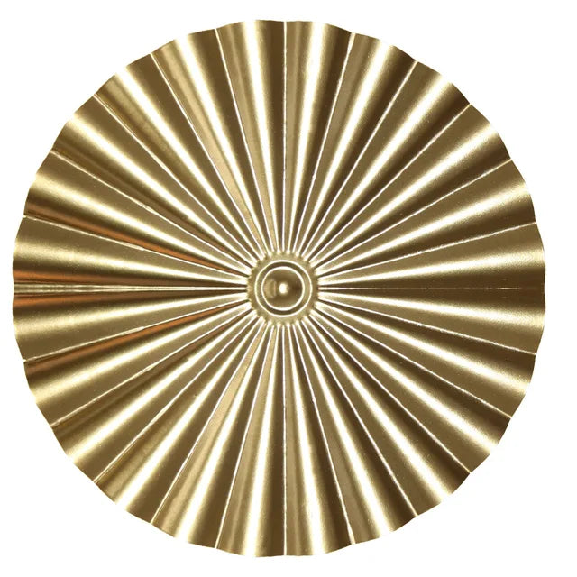 Gold Tone Metal Wall Decoration