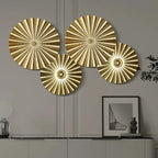 Gold Tone Metal Wall Decoration