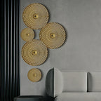 Gold Tone Metal Wall Decoration