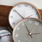 Wood Frame Silent Wall Clock, 30 cm