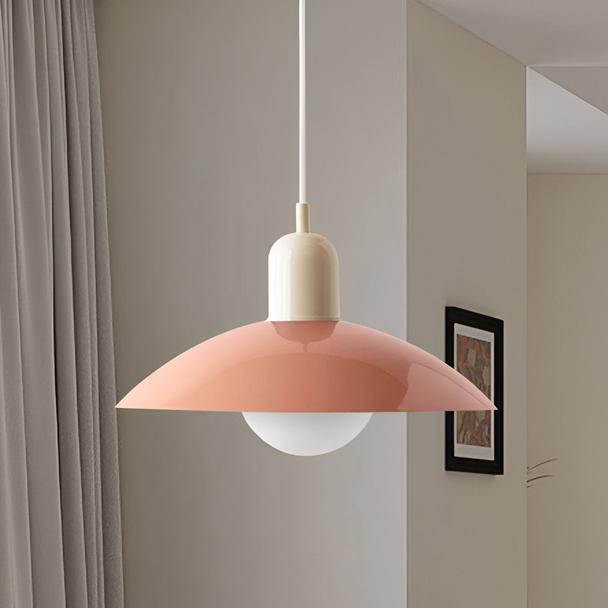 Two-Tone Metal Pendant Light, 32 cm Shade - view 12