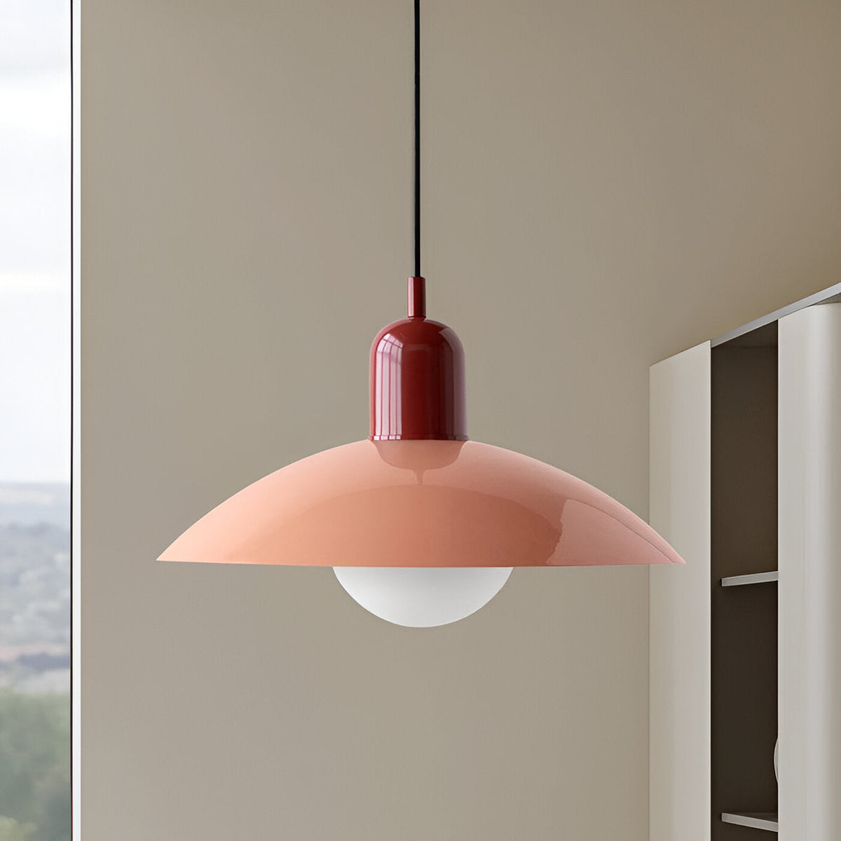 Two-Tone Metal Pendant Light, 32 cm Shade - view 10