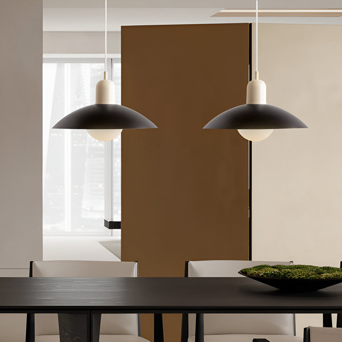 Two-Tone Metal Pendant Light, 32 cm Shade - view 3