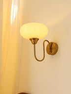 Glass Wall Sconce with Brass or Chrome Finish - view 18