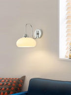 Glass Wall Sconce with Brass or Chrome Finish - view 21